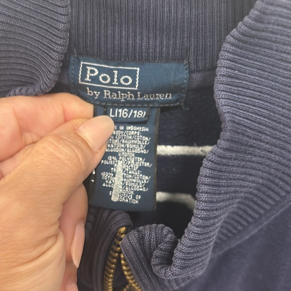 Ralph Lauren Polo Blue Jacket with Logo - Picture 2 of 4